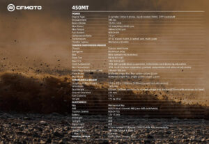 CFMoto450MT specs